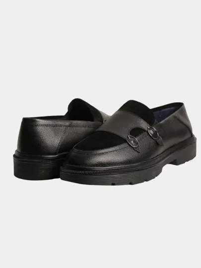 Классические мокасины для мужчин, натуральный замш, 39 - 44 черный