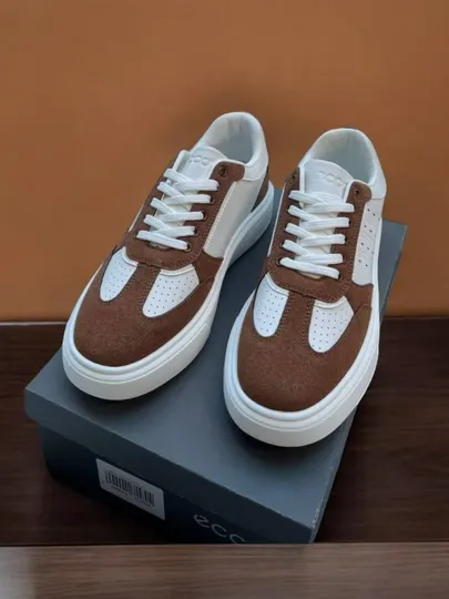Кроссовки мужские, демисезонние, кожаные, ECCO, размеры 39 - 44