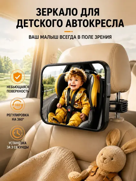 Накидка защитная на детское кресло размер М для авто