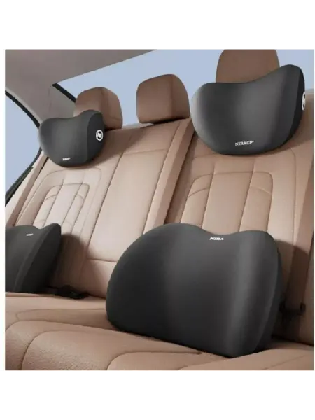 Awsome Подушка автокресло для шеи и поясничная черная