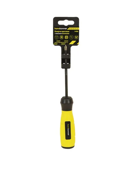 Hanskonner Отвертка крестовая PH 1x100 HK1040-16-PH1-100