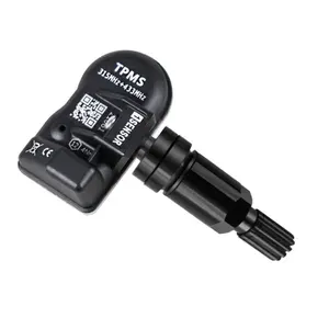 Датчик давления в шине, шинах, колесах TPMS 3AA998270A для автомобиля Volkswagen Фольксваген (Черный вентиль)