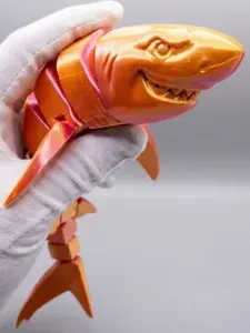 Игрушка 3D подвижная акула антистресс коллекционная