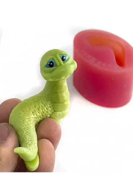 Самоварочка Змей Джек форма силиконовая 3D для мыла и шоколада