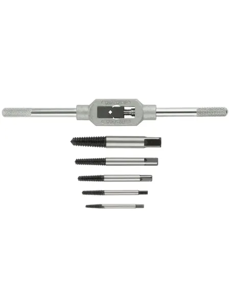 FIT FINCH INDUSTRIAL TOOLS Набор экстракторов 5 шт, с метчикодержателем