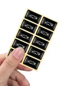 Наклейки 3D, 10 шт для авто 4WD полный привод