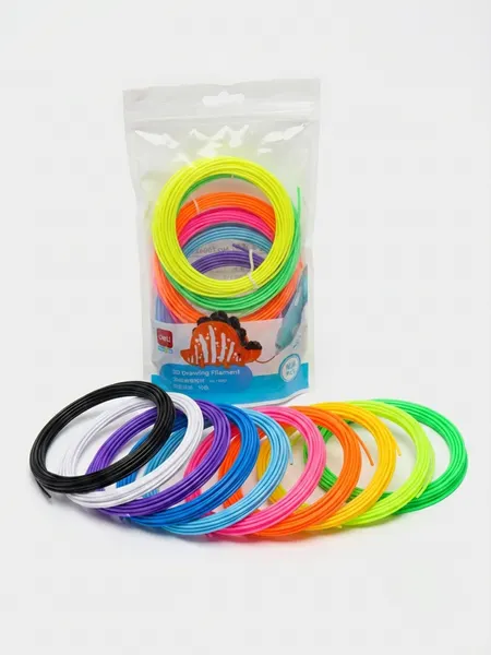 Пластик PCL для 3D ручек Deli 74861, 5 м × 10 шт