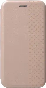 Чехол-книжка на Samsung Galaxy A31 / Самсунг А31 с 3D принтом "Checkmate" золотой