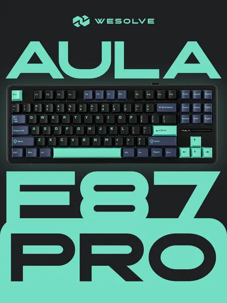 Клавиатура AULA F87 PRO, игровая, беспроводная, RGB-подсветка, 80%