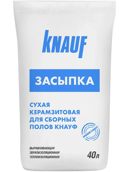 Ровнитель для пола керамзитовый KNAUF Засыпка 40 л