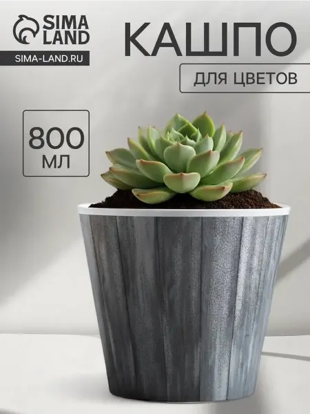 Стильное кашпо для цветов на стол