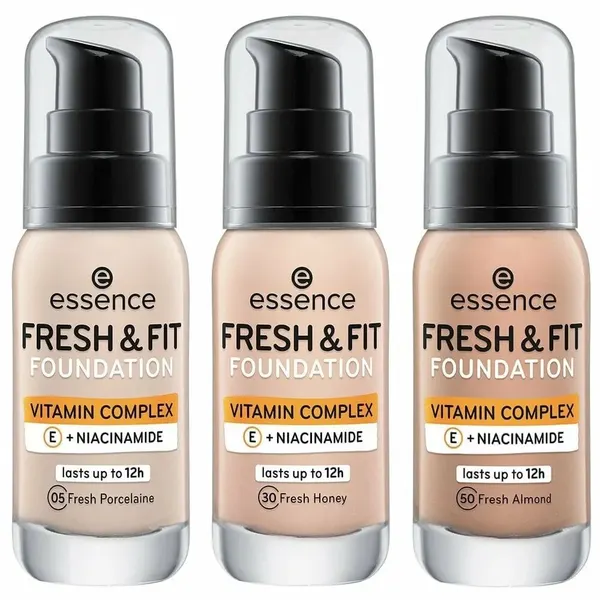 Essence Fresh&Fit тональный крем с витамином Е и ниацинамидом 10