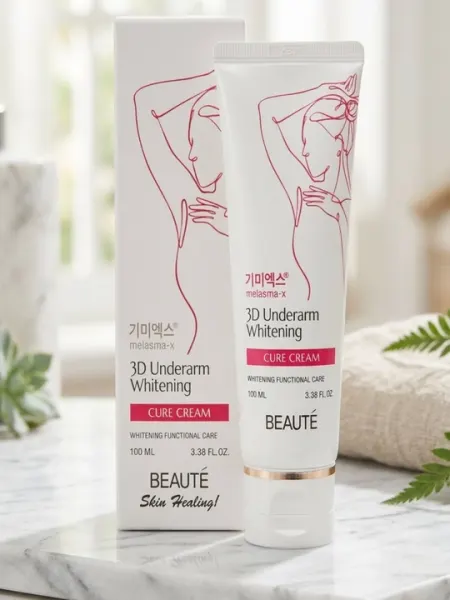 BEAUTE 3D Underarm Whitening Cream — осветляющий и увлажняющий крем для подмышек, 100 мл