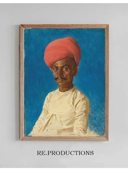 Re.productions Постер Bania (merchant). Bombay - Vasily Vereshchagin