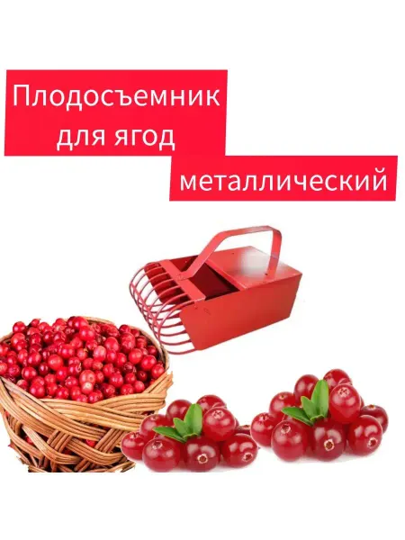 Плодосборник металлический для ягод клюквы