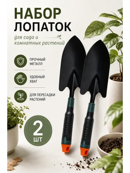 Alisov Store Набор садовых лопаток стальных 2 шт