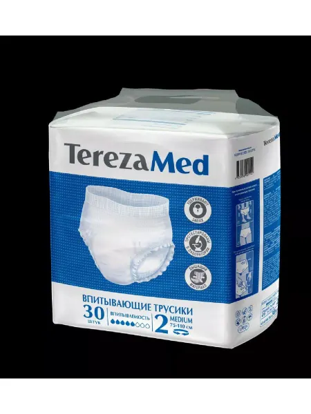 Terezamed трусы-подгузники для взрослых medium (№2) 30-1шт
