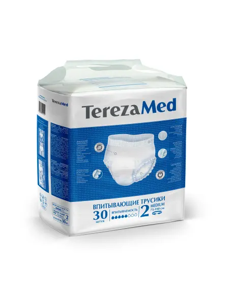 Terezamed Подгузники-трусы Medium (№2), объем талии 75-110 см, 30 шт