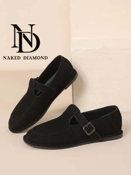 Naked Diamond Лоферы демисезонные с пряжкой