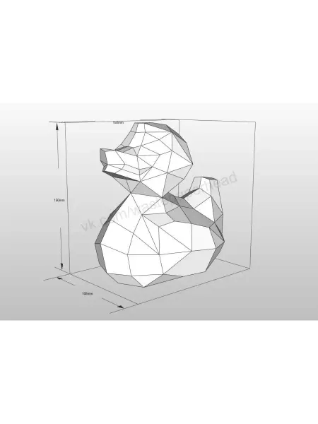 PaperToy Papercraft 3D конструктор — праздничный набор