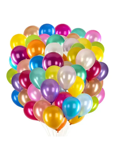 BRAUBERG KIDS Шары воздушные 30 см, 100 штук, ассорти