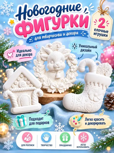 GipsArtia Набор для творчества новогодний