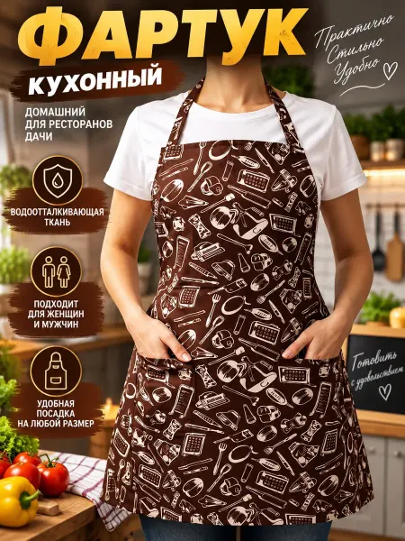Lapastel Фартук кухонный домашний для ресторанов дачи