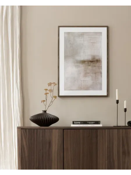 Onllyart Постер 21x30 Бежевая абстрактная живопись №1