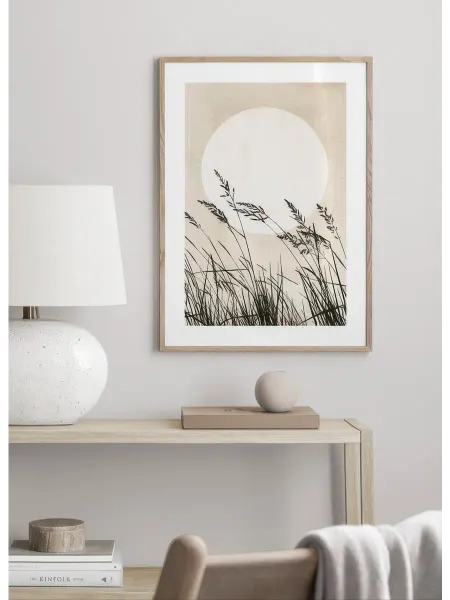 Onllyart Постер 21x30 камыши заката