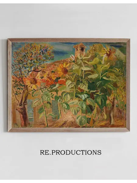 Re.productions Постер Sunflowers - Boris Grigoriev