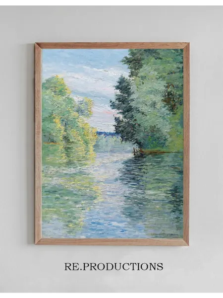 Re.productions Постер Le Petit bras de la Seine à - Gustave Caillebotte