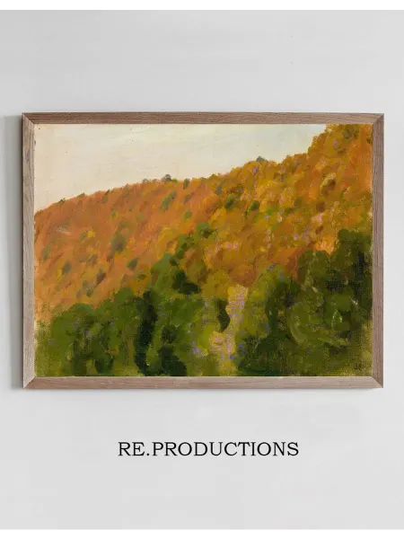 Re.productions Постер Herbstwald im Bärental - Gustav Kampmann