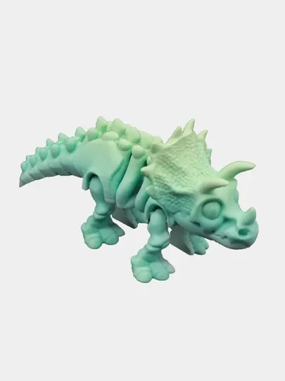 3D-игрушка антистресс Динозавр Трицератопс подвижный (Flex)