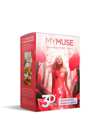 Подарочный набор MYMUSE шампунь, бальзам и спрей 3DMatrix