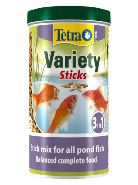 TETRA Полнорационный корм для прудовых Variety Sticks 3in1