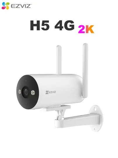 Камера 4g Ezviz видеонаблюдения CS-H5, 3MP, 4G сим картой