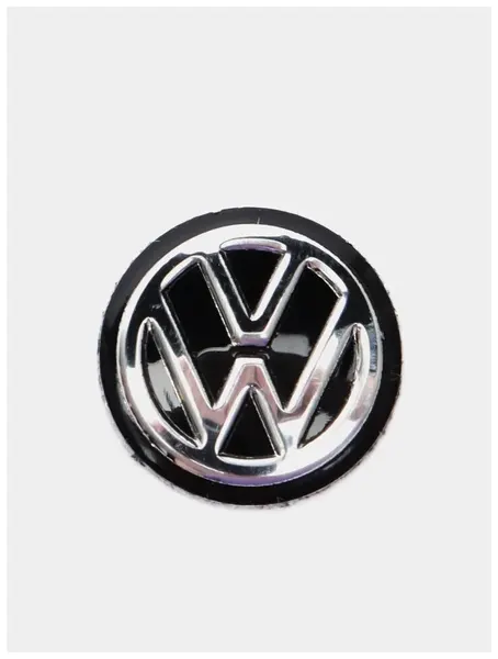 Эмблема Volkswagen на ключ зажигания, алюминий, синий, 14 мм