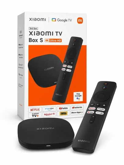 Смарт ТВ приставка Xiaomi TV Box S 3rd Gen 4K Ultra HD