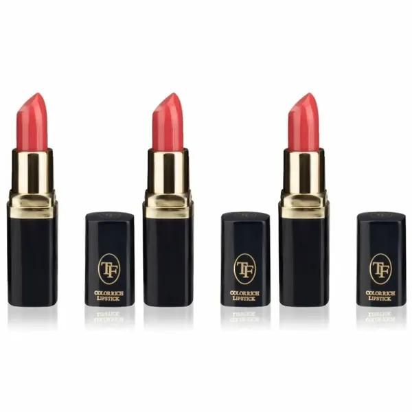 TF cosmetics Помада Color Rich Lipstick, тон 27 цвет корицы, 3шт