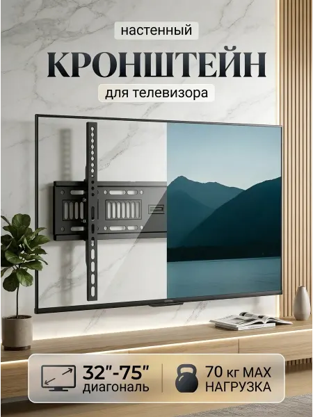 BiSmart Кронштейн для телевизора антикоррозийное покрытие