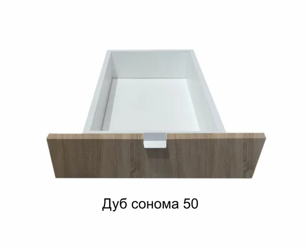 Выкатной ящик для цоколя кухни Дуб Сонома