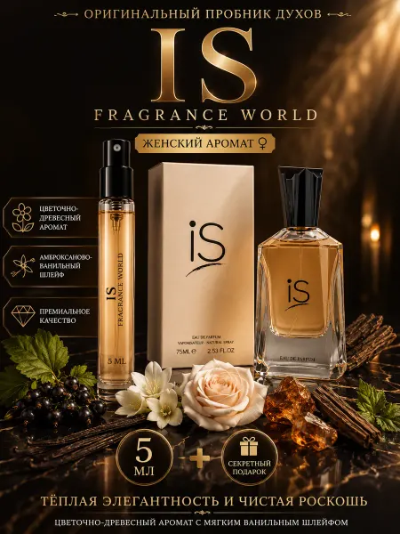 IS Fragrance World 5 мл ягодный арабский парфюм женский