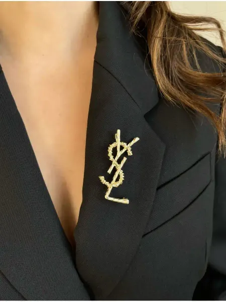 Bijouxmania Брошь YSL Ив Сен-Лоран бижутерия