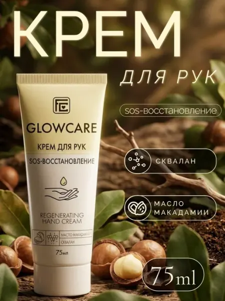 Family Cosmetics Крем для рук увлажняющий SOS восстановление GLOWCARE