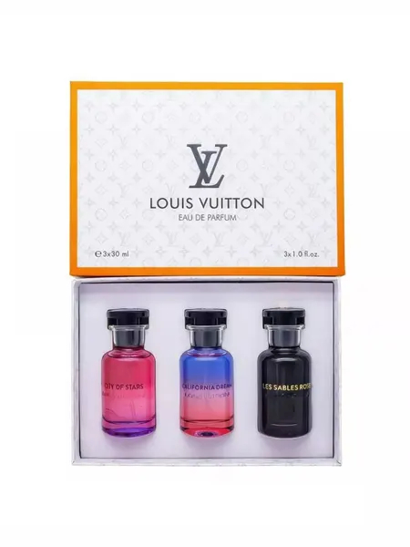 Подарочный набор, парфюмерная вода LOUIS VUITTON для женщин и девочек, 3x30 мл