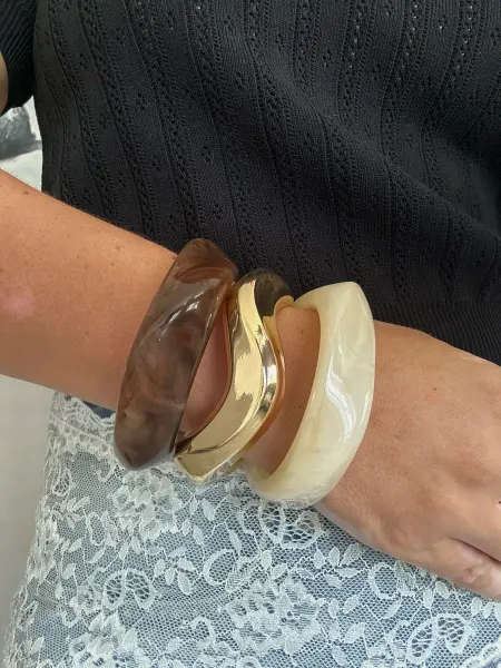 By ONA jewelry Браслет широкий бижутерия