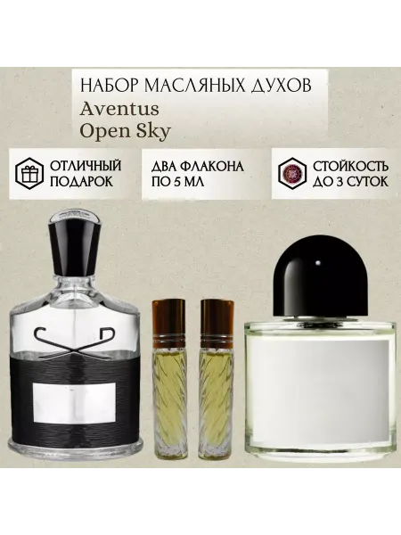 Parfum Soul Духи масляные Авентус Опен Скай набор 2 шт по 5 мл