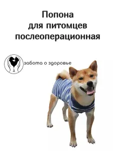 Попона для собак и кошек послеоперационная, размер 3XL