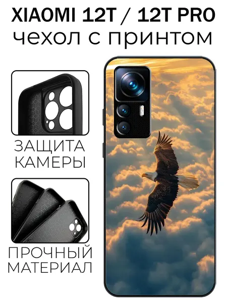 Stylishcase Чехол глянцевый на Xiaomi 12T орел