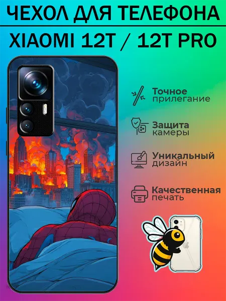 Tattycase Чехол на Xiaomi 12T человек паук